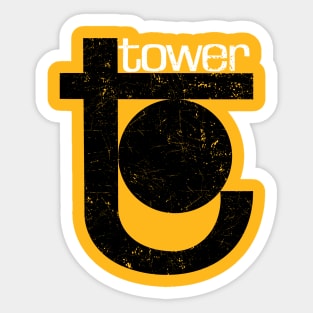 Tower Records Vintage Sticker